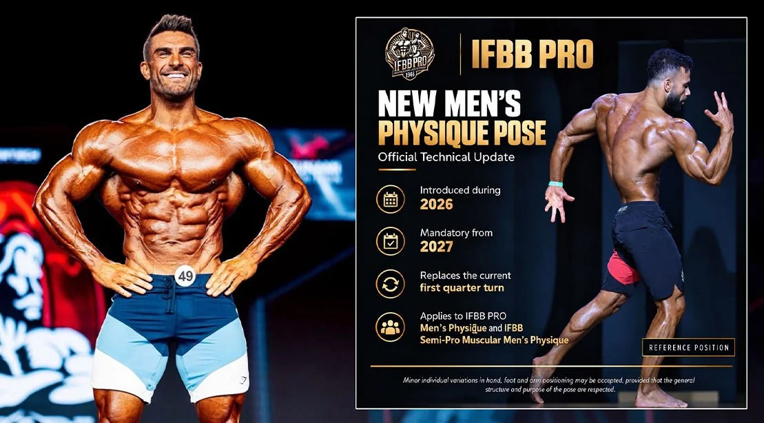 New Mandatory Pose Shakes Up IFBB Men’s Physique Division Starting 2027