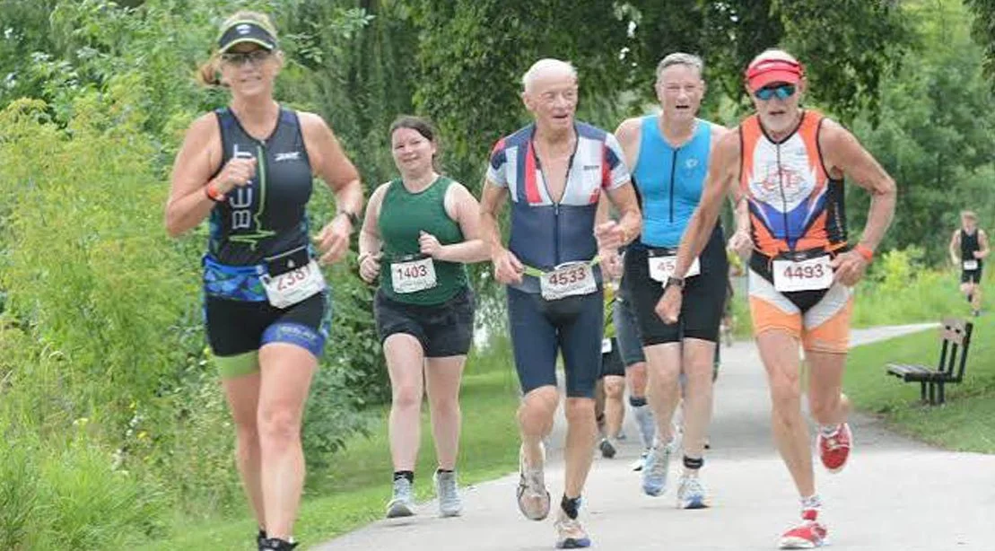 Iron Man triathlete 83 year old Bob Plant
