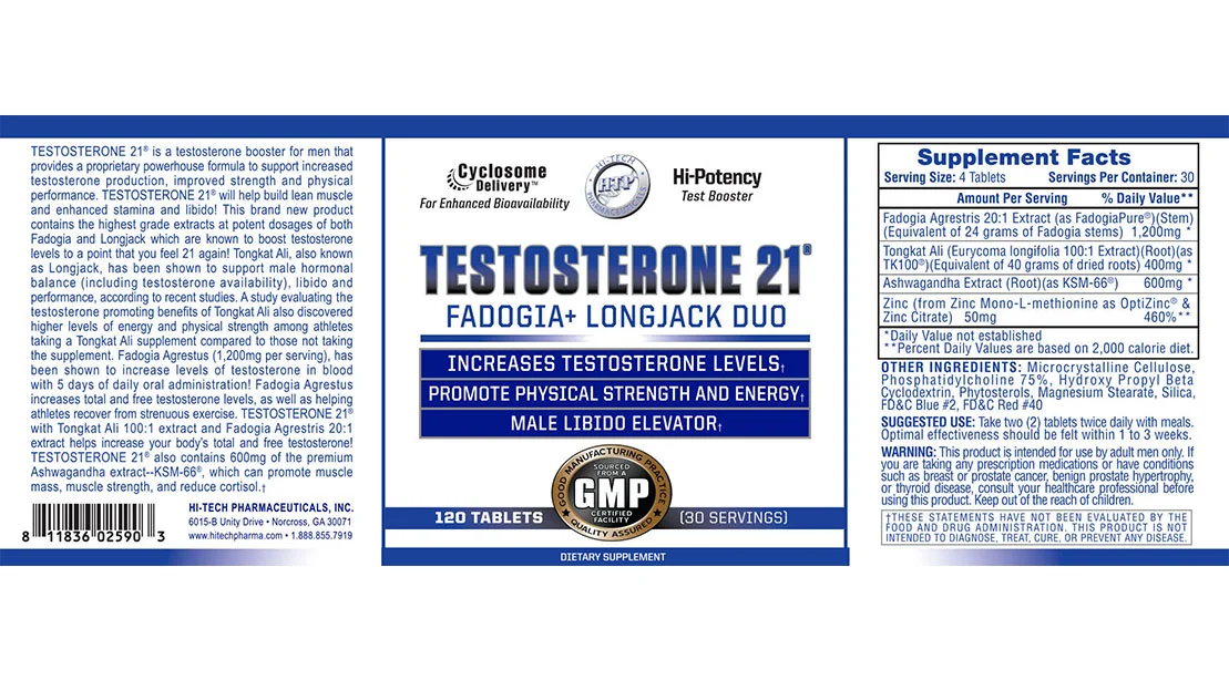 TESTOSTERONE 21: A Key Supplement To Optimize Men’s Performance and Health