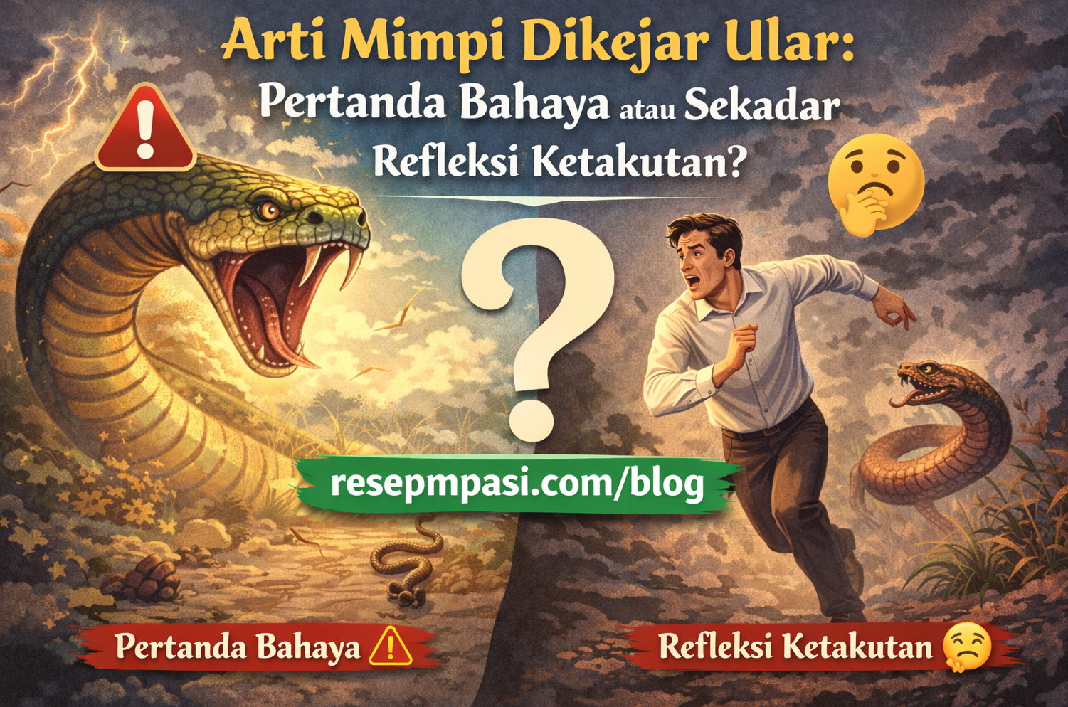 Arti Mimpi Dikejar Ular