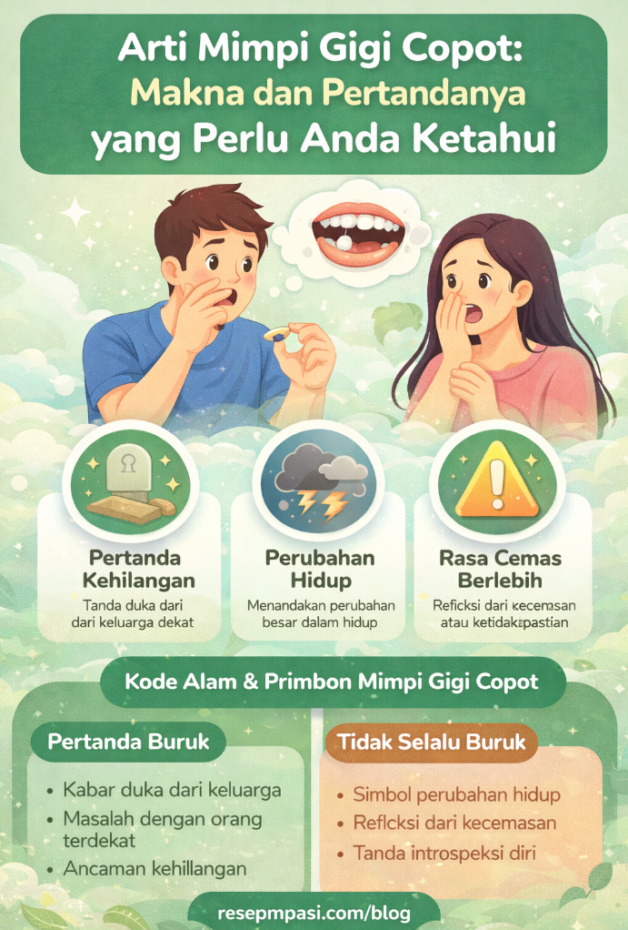 arti mimpi gigi copot