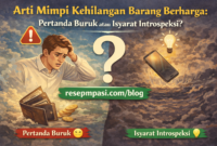 arti mimpi kehilangan barang