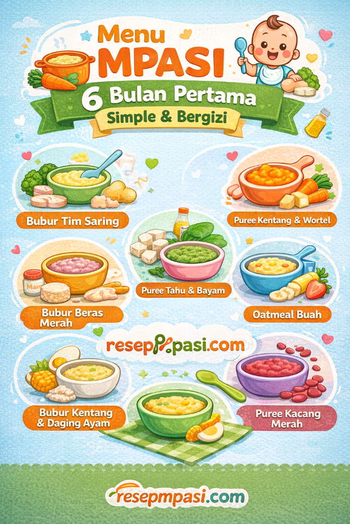menu mpasi 6 bulan