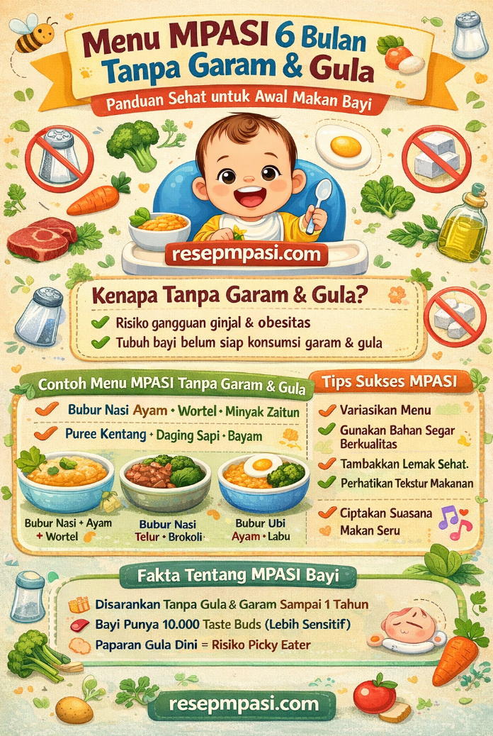 mpasi tanpa garam gula