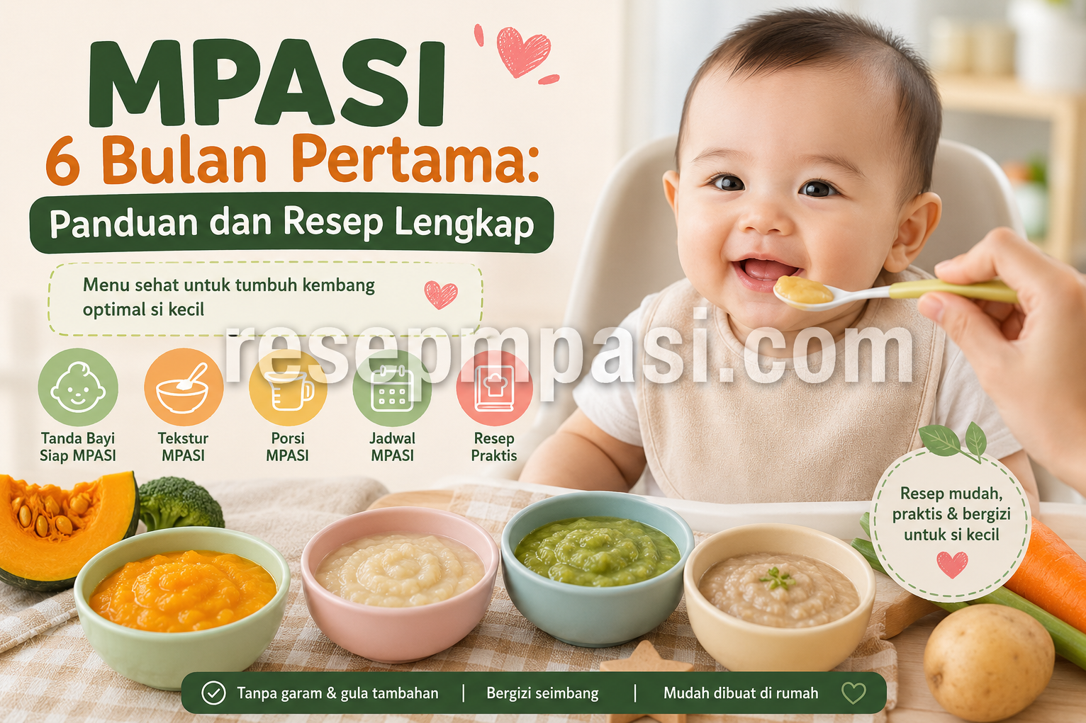 MPASI 6 Bulan Pertama